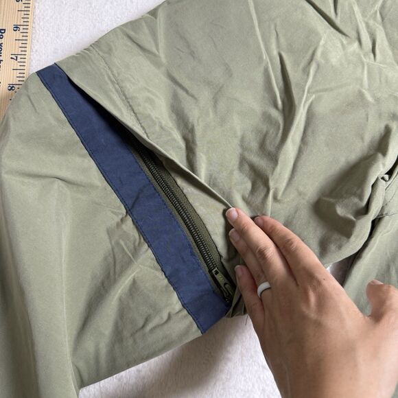 Old Navy Mens Convertible Anorak Jacket Size XL Olive Green Zip Off Sleeves NWT - Picture 3 of 8